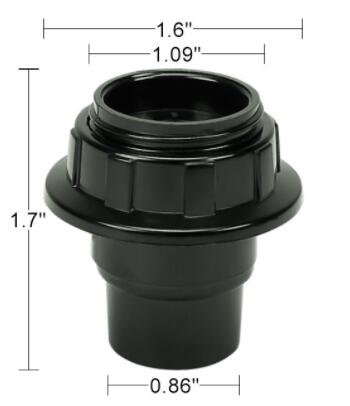 Keyless Phenolic Candelabra Threaded Light Socket Phenolic Candelabra Threaded Light Socket