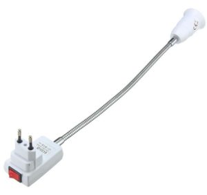 E27 light bulb socket extender Flexible Switch Converter AC110V/220V 30cm