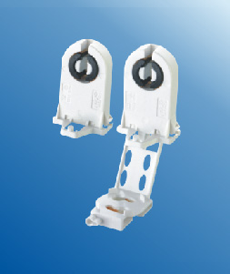 T8 G13 fluorescent LED lamp holders with starter