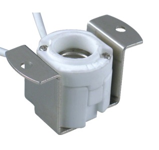 E11 ceramic halogen light bulb socket base