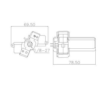 E12 Phenolic Candelabra Lamp Socket Base Cluster Diagram Size