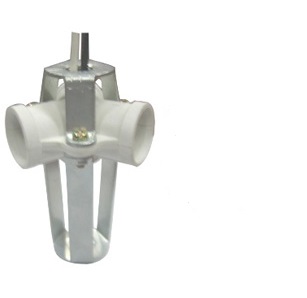 E17 Plastic Lamp Socket Base GE-3017