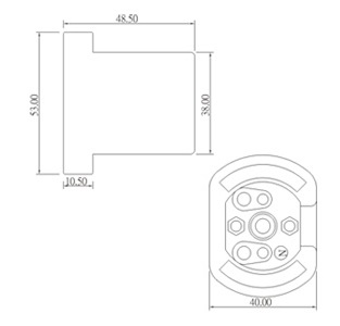 E26 porcelain halogen lamp holder socket base diagram
