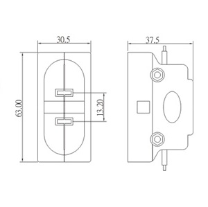 PAR56 PAR64 Mogul prong lamp holder socket base dimension
