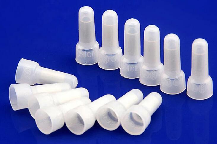 Closed-End Wire Connectors Crimp Terminals Caps White