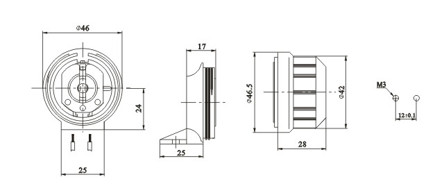 G13 dustproof protected lampholders diagram
