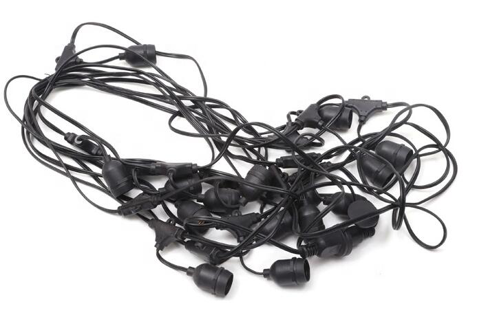 E27 base LED RGB festoon lighting